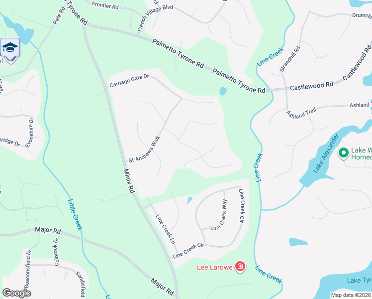 map of restaurants, bars, coffee shops, grocery stores, and more near 67 Stowe Way in Sharpsburg