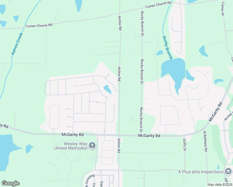 map of restaurants, bars, coffee shops, grocery stores, and more near 198 Babbling Brook Drive in McDonough