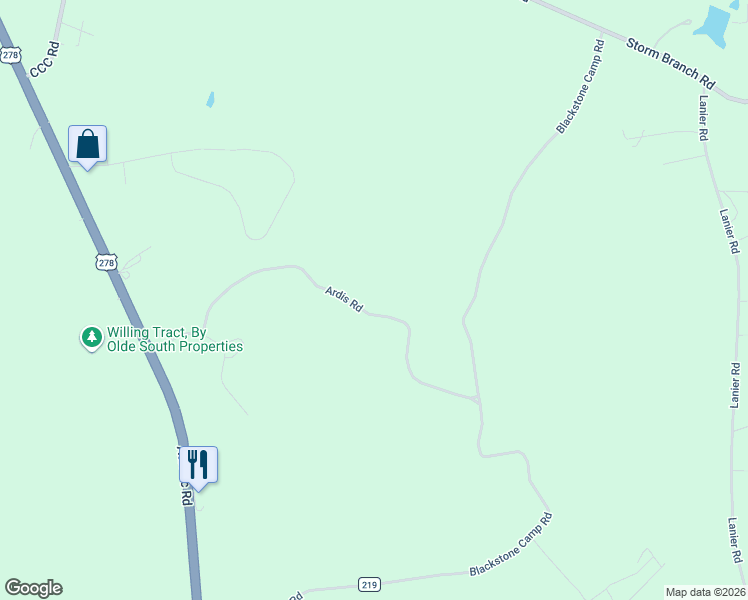 map of restaurants, bars, coffee shops, grocery stores, and more near 319 Ardis Road in Beech Island