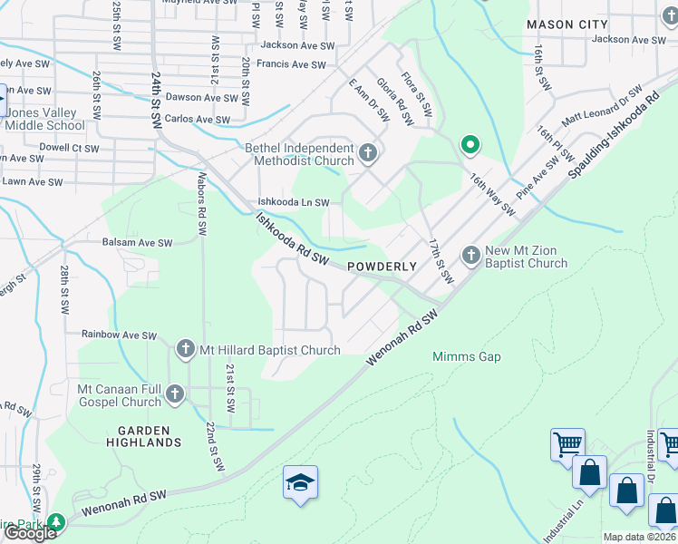 map of restaurants, bars, coffee shops, grocery stores, and more near 1804 Laurel Avenue in Birmingham