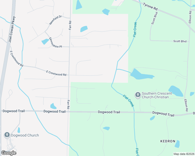 map of restaurants, bars, coffee shops, grocery stores, and more near 175 Donegal Drive in Tyrone