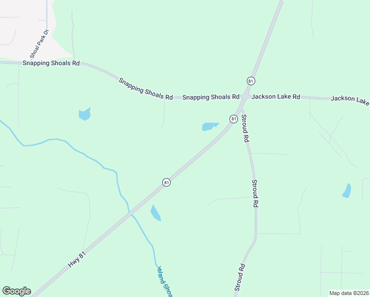 map of restaurants, bars, coffee shops, grocery stores, and more near 5611 Highway 81 in McDonough