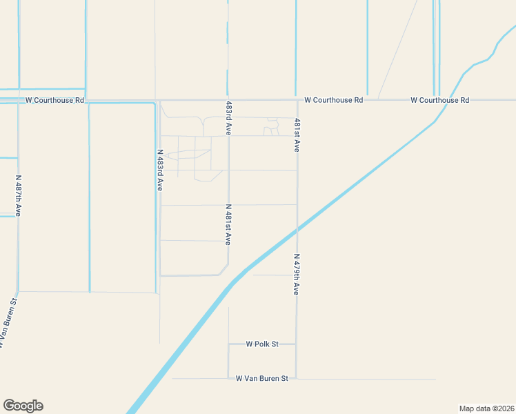 map of restaurants, bars, coffee shops, grocery stores, and more near 48013 West Portland Street in Tonopah