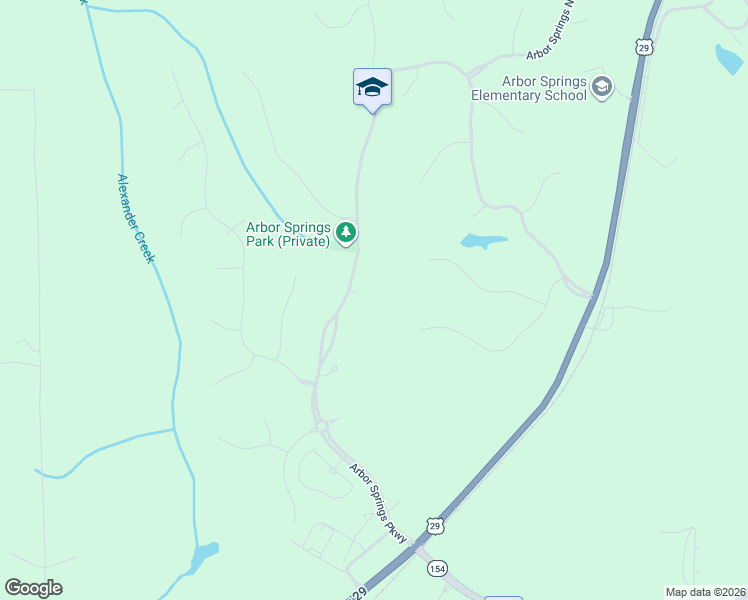 map of restaurants, bars, coffee shops, grocery stores, and more near 20 Stone Garden Court in Newnan