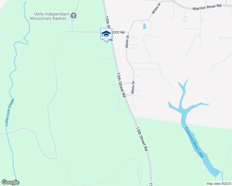 map of restaurants, bars, coffee shops, grocery stores, and more near 1771 White Drive in Hueytown