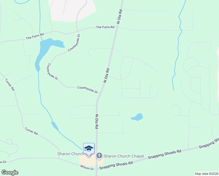 map of restaurants, bars, coffee shops, grocery stores, and more near 810 North Ola Road in McDonough