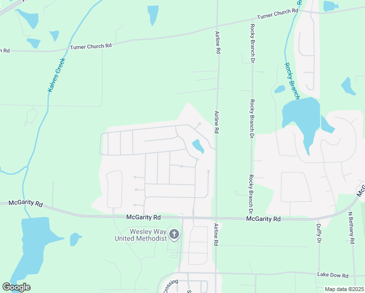 map of restaurants, bars, coffee shops, grocery stores, and more near 1345 Lower Falls Drive in McDonough