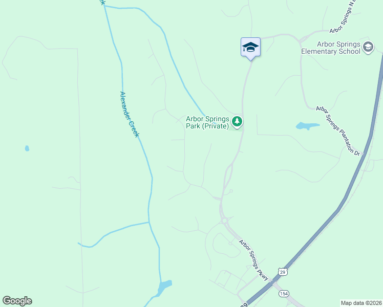 map of restaurants, bars, coffee shops, grocery stores, and more near 167 South Arbor Shores in Newnan