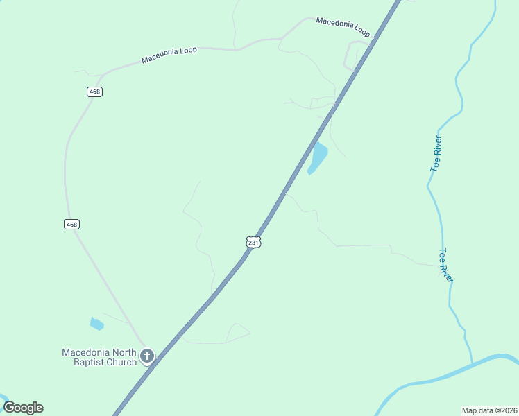map of restaurants, bars, coffee shops, grocery stores, and more near 5199 U.S. 231 in Vincent