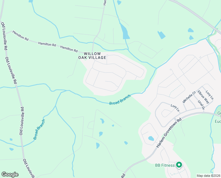 map of restaurants, bars, coffee shops, grocery stores, and more near 3238 Alexandria Drive in Grovetown