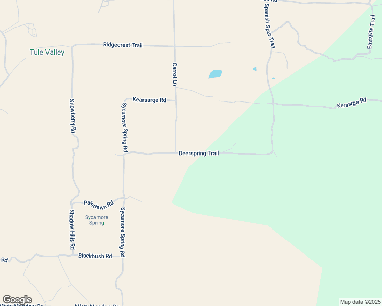 map of restaurants, bars, coffee shops, grocery stores, and more near Deerspring Trail in Riverside County