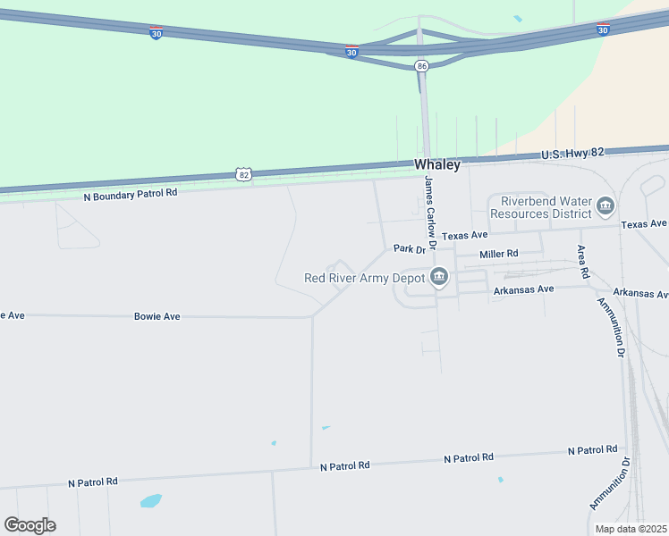 map of restaurants, bars, coffee shops, grocery stores, and more near Bowie Avenue in New Boston