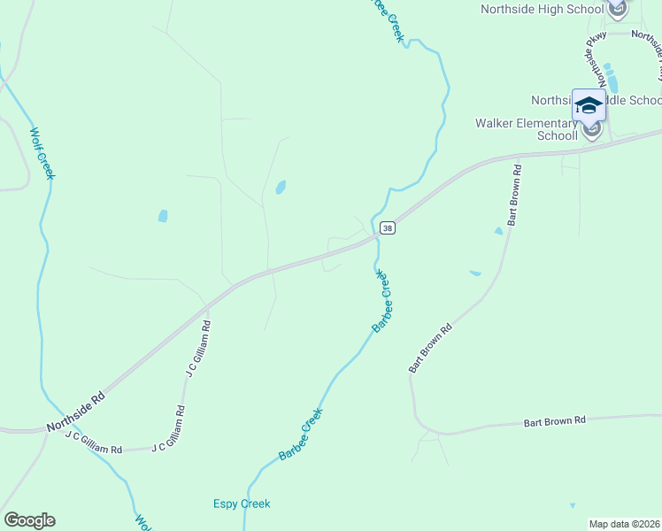 map of restaurants, bars, coffee shops, grocery stores, and more near 13448 Northside Road in Berry