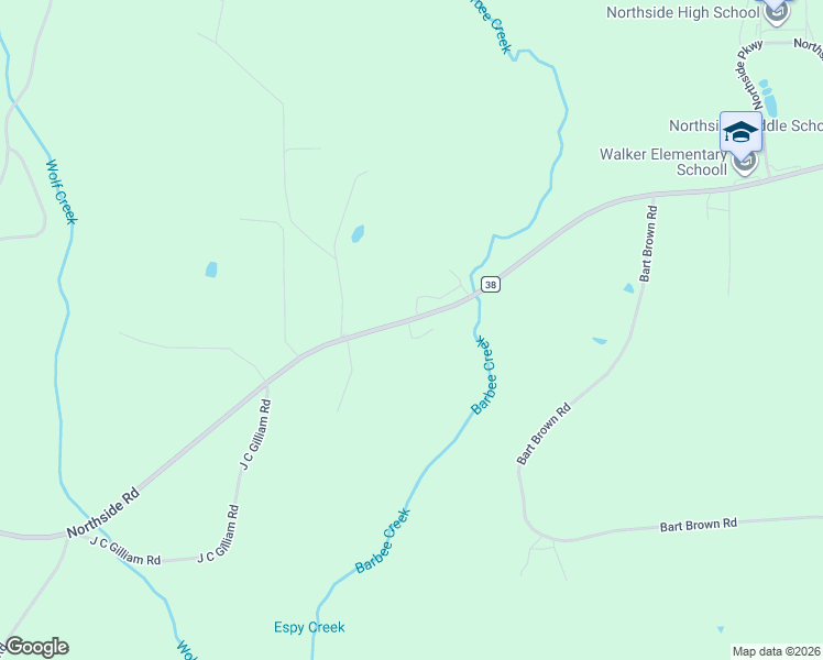 map of restaurants, bars, coffee shops, grocery stores, and more near 13448 Northside Road in Berry
