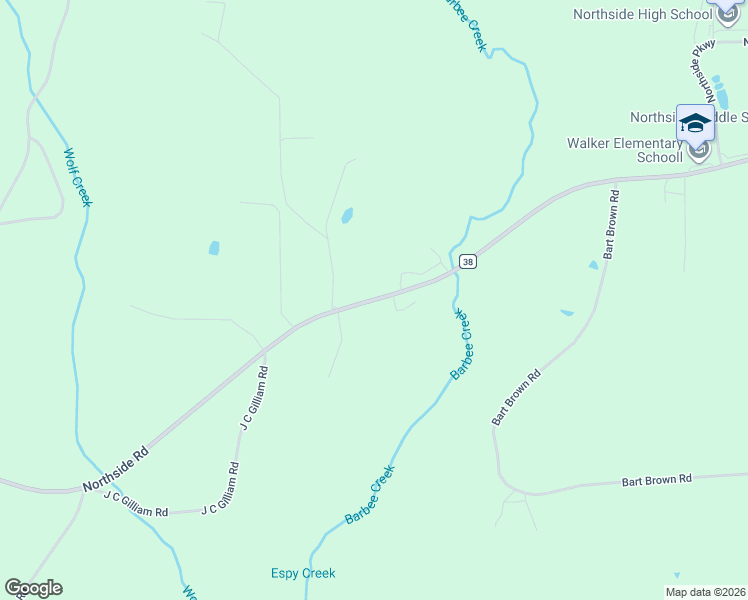 map of restaurants, bars, coffee shops, grocery stores, and more near 13486 Northside Road in Berry