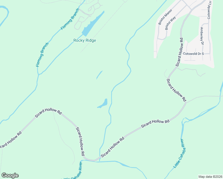 map of restaurants, bars, coffee shops, grocery stores, and more near 4420 Sicard Hollow Road in Birmingham