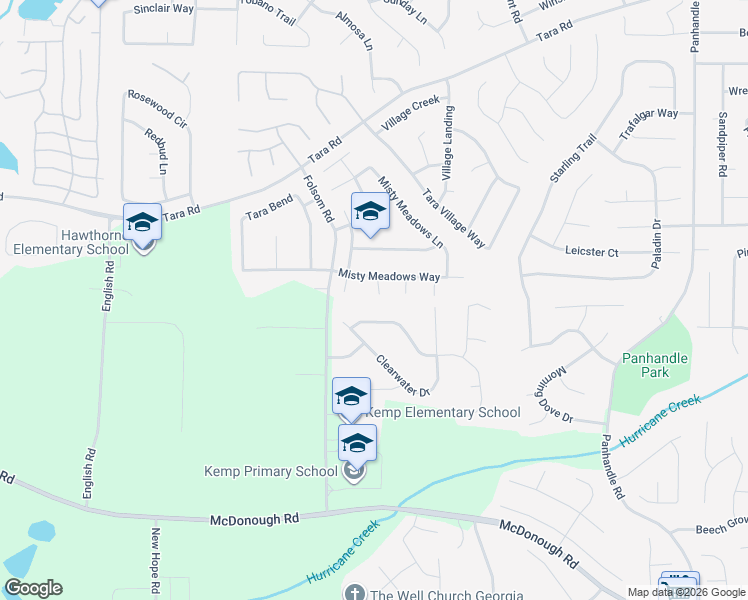 map of restaurants, bars, coffee shops, grocery stores, and more near 10800 Misty Meadows Court in Hampton