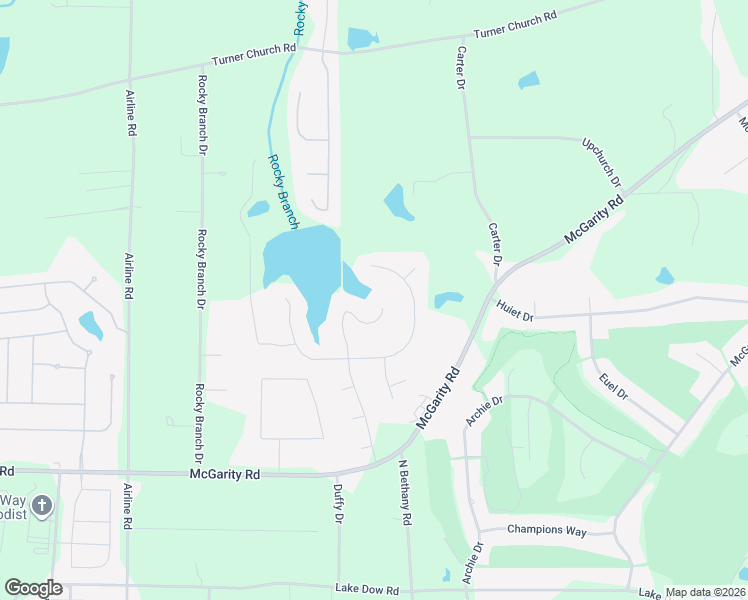 map of restaurants, bars, coffee shops, grocery stores, and more near 272 Scenic Drive in McDonough