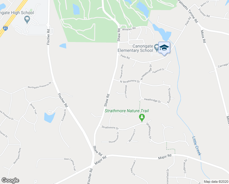 map of restaurants, bars, coffee shops, grocery stores, and more near 43 Endicott Court in Sharpsburg
