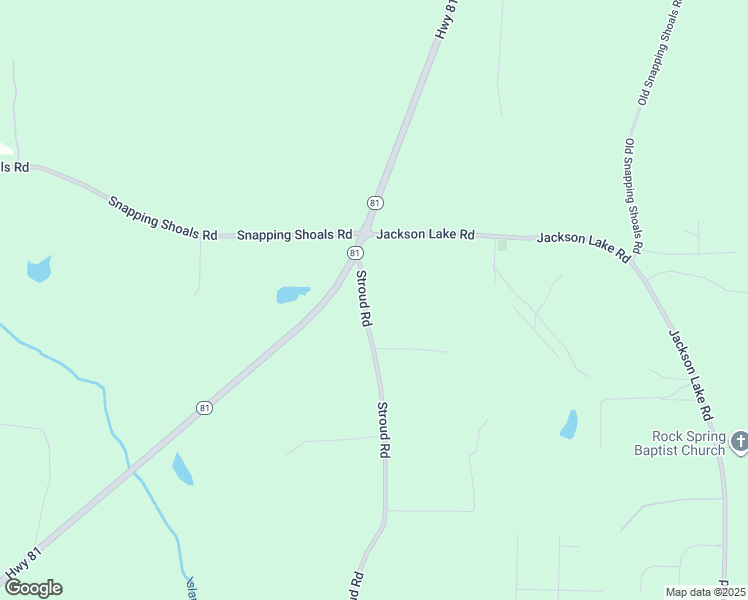 map of restaurants, bars, coffee shops, grocery stores, and more near 159 Stroud Road in McDonough