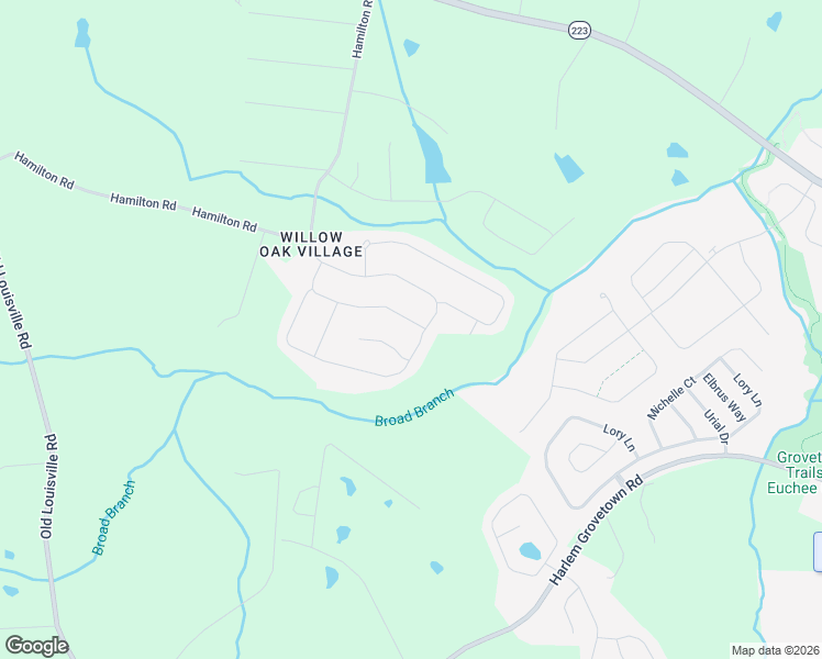 map of restaurants, bars, coffee shops, grocery stores, and more near 753 Neville Street in Grovetown