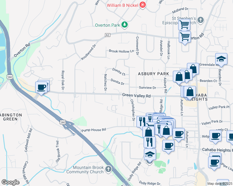 2974 Green Valley Road, Vestavia Hills AL Walk Score