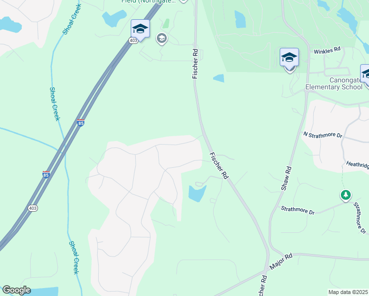 map of restaurants, bars, coffee shops, grocery stores, and more near 62 Northgate Preserve Drive in Newnan
