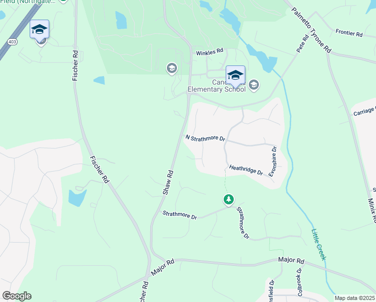 map of restaurants, bars, coffee shops, grocery stores, and more near 43 Endicott Court in Sharpsburg
