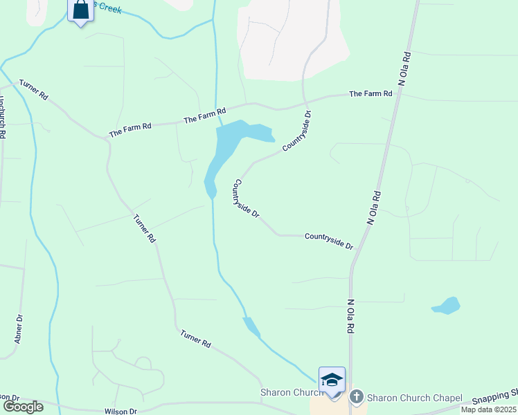 map of restaurants, bars, coffee shops, grocery stores, and more near 400 Country Side Drive in McDonough