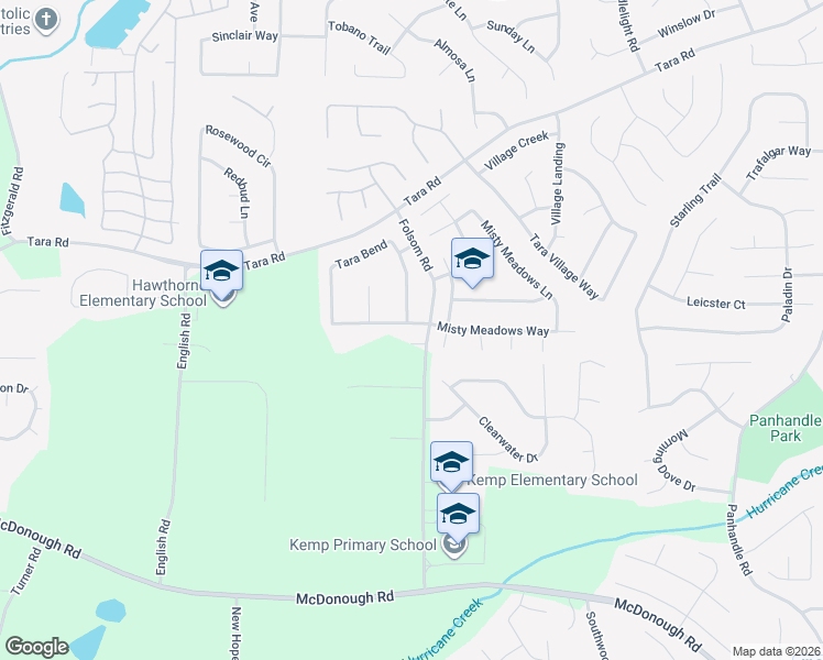 map of restaurants, bars, coffee shops, grocery stores, and more near 1025 Tara Bend in Hampton