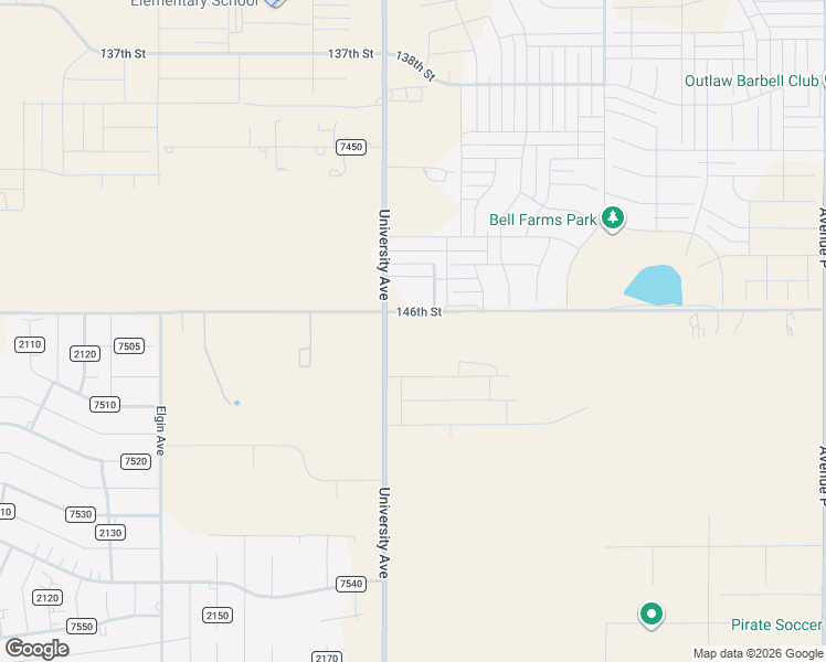 map of restaurants, bars, coffee shops, grocery stores, and more near 14601 University Avenue in Lubbock