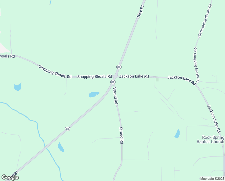 map of restaurants, bars, coffee shops, grocery stores, and more near 159 Stroud Road in McDonough