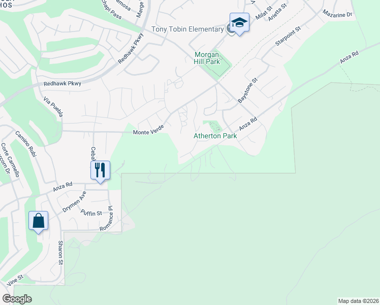 map of restaurants, bars, coffee shops, grocery stores, and more near Altree Court in Temecula