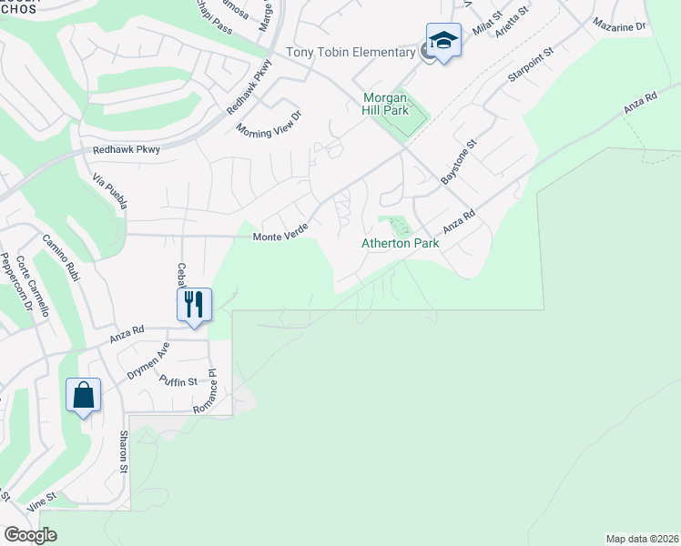 map of restaurants, bars, coffee shops, grocery stores, and more near 45720 Essen Court in Temecula