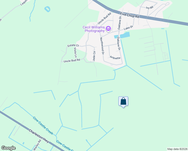 map of restaurants, bars, coffee shops, grocery stores, and more near 120 Melissa Terrace in Orangeburg