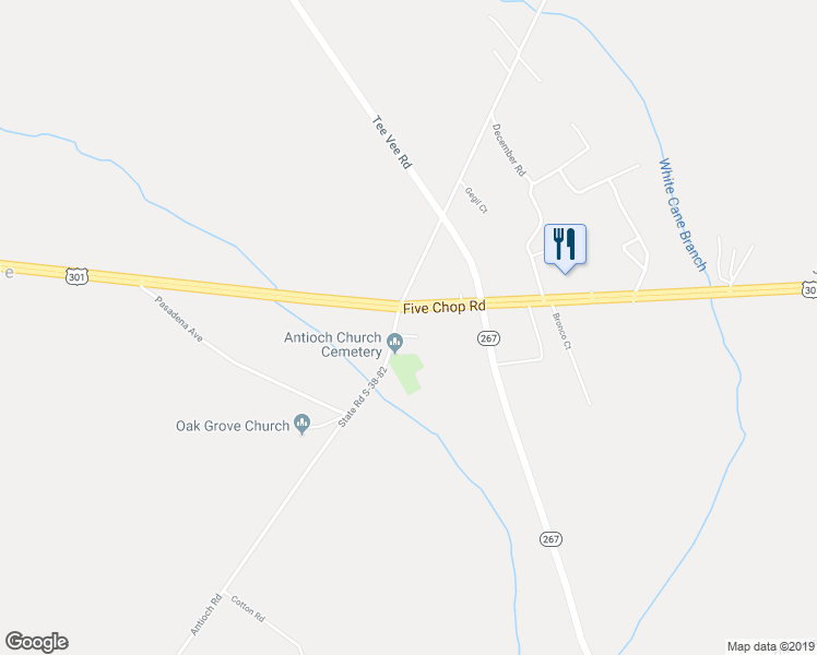 map of restaurants, bars, coffee shops, grocery stores, and more near 5 Five Chop Road in Santee