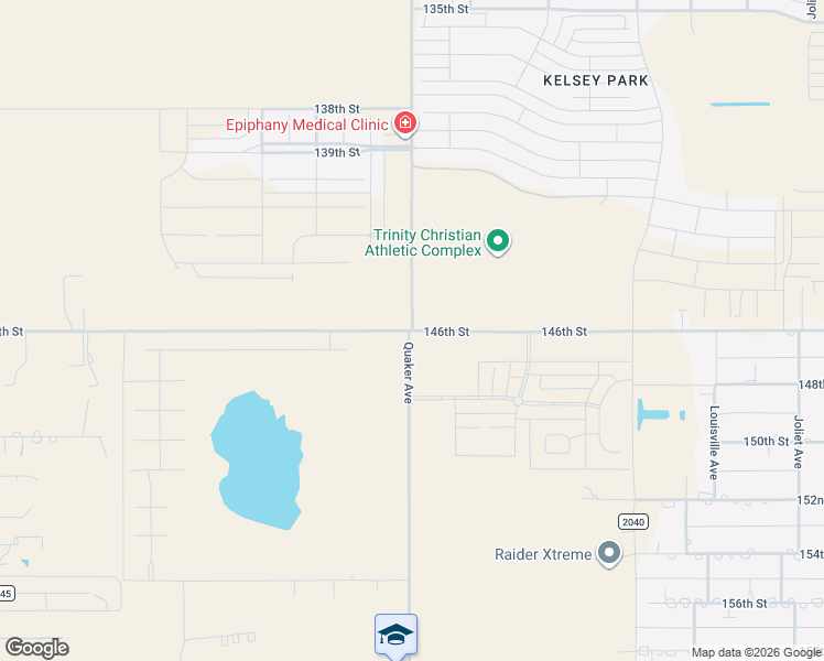 map of restaurants, bars, coffee shops, grocery stores, and more near 4400 146th Street in Lubbock