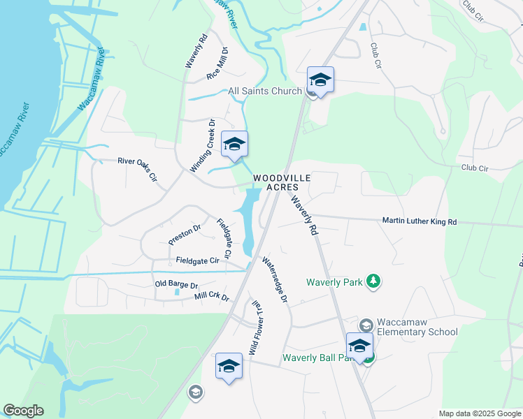 map of restaurants, bars, coffee shops, grocery stores, and more near 73 Beaver Pond Loop in Pawleys Island