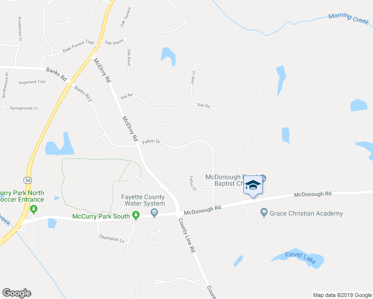 map of restaurants, bars, coffee shops, grocery stores, and more near 250 Felton Drive in Fayetteville