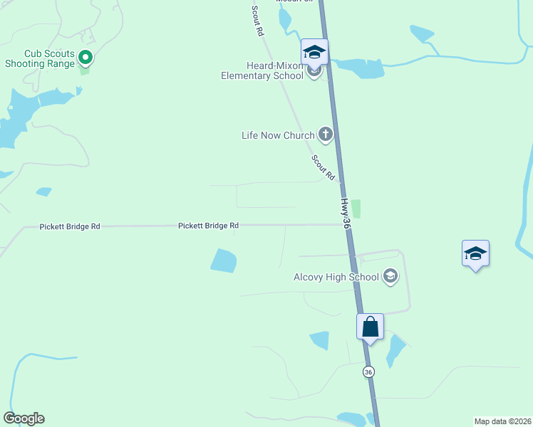 map of restaurants, bars, coffee shops, grocery stores, and more near 90 Cub Lane in Covington