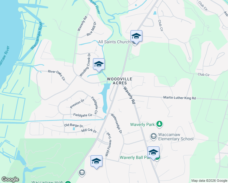 map of restaurants, bars, coffee shops, grocery stores, and more near 73 Beaver Pond Loop in Pawleys Island