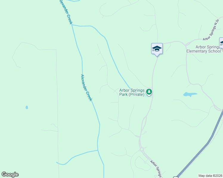 map of restaurants, bars, coffee shops, grocery stores, and more near 233 South Arbor Shores in Newnan