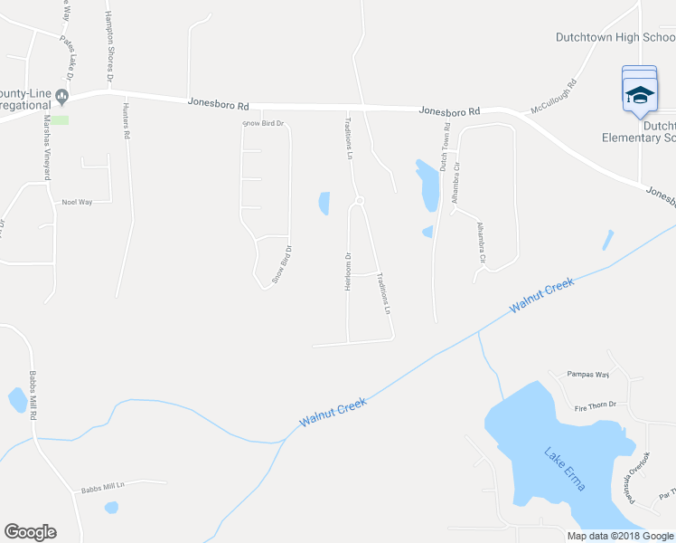 map of restaurants, bars, coffee shops, grocery stores, and more near 540 Heirloom Drive in Hampton