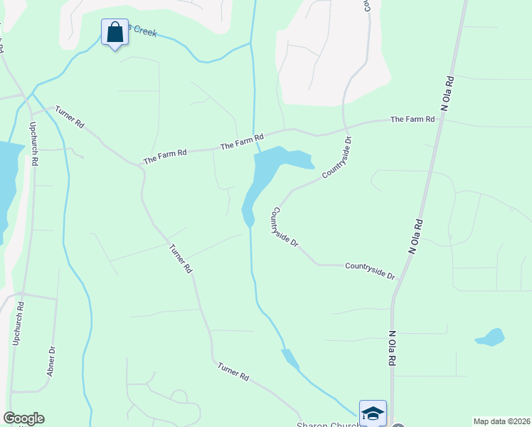 map of restaurants, bars, coffee shops, grocery stores, and more near 395 Country Side Drive in McDonough
