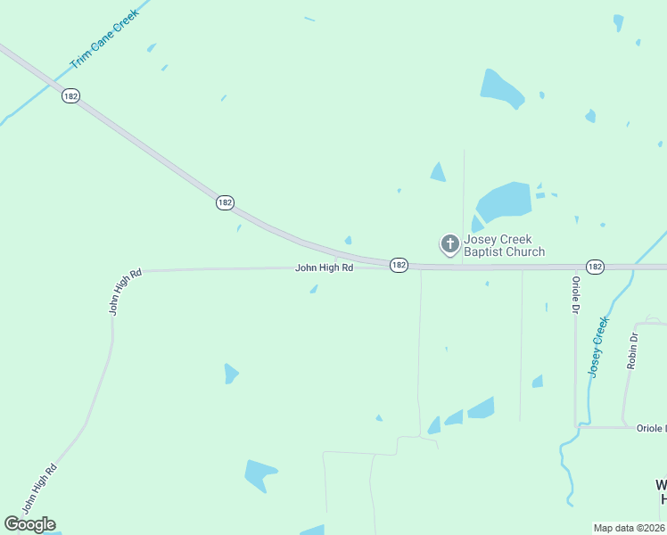 map of restaurants, bars, coffee shops, grocery stores, and more near 944 John High Road in Starkville