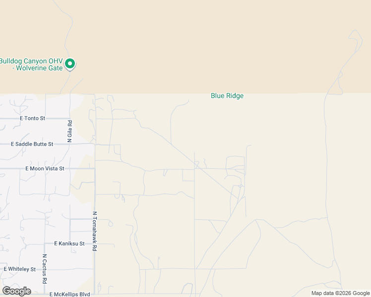 map of restaurants, bars, coffee shops, grocery stores, and more near 1705 East Saddle Butte Street in Apache Junction