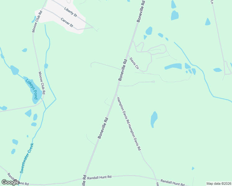 map of restaurants, bars, coffee shops, grocery stores, and more near 1032 Boneville Road in Dearing