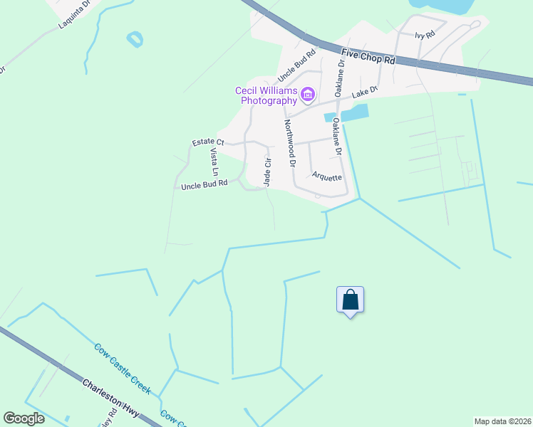 map of restaurants, bars, coffee shops, grocery stores, and more near 120 Melissa Terrace in Orangeburg