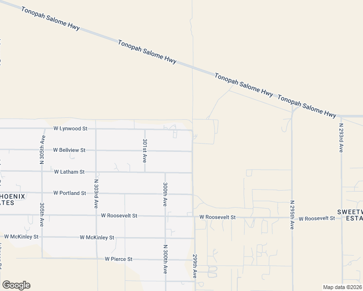 map of restaurants, bars, coffee shops, grocery stores, and more near 29939 West Bellview Street in Buckeye