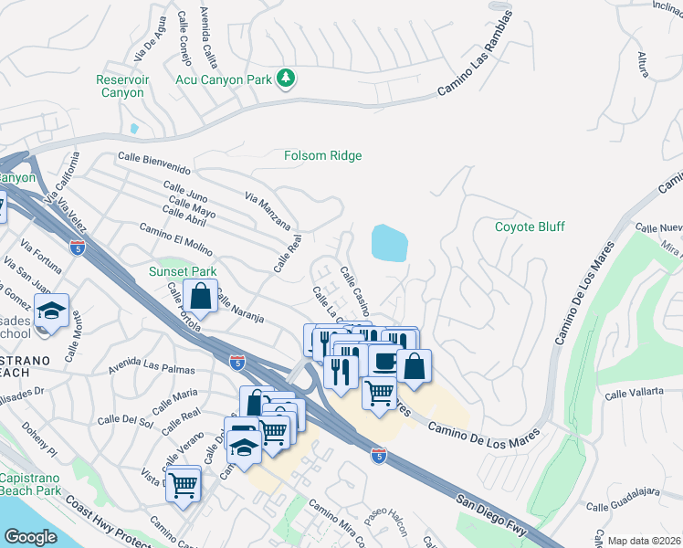 map of restaurants, bars, coffee shops, grocery stores, and more near 6642 Carnelian Street in Rancho Cucamonga